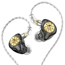 TRN ST1 PRO 1BA+1DD Hybrid Driver Wired In-Ear Earphone Headphone Noise Cancelling HIFI Earbuds Bass Headset with Tuning Switch