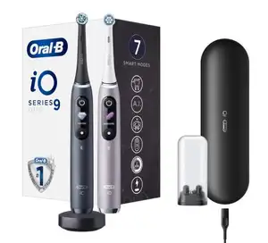 Oral-B IO Series 10 Rechargeable Electric Toothbrush IPX7 Waterproof Teeth Whitening High Frequency Vibration (4) Brush Heads