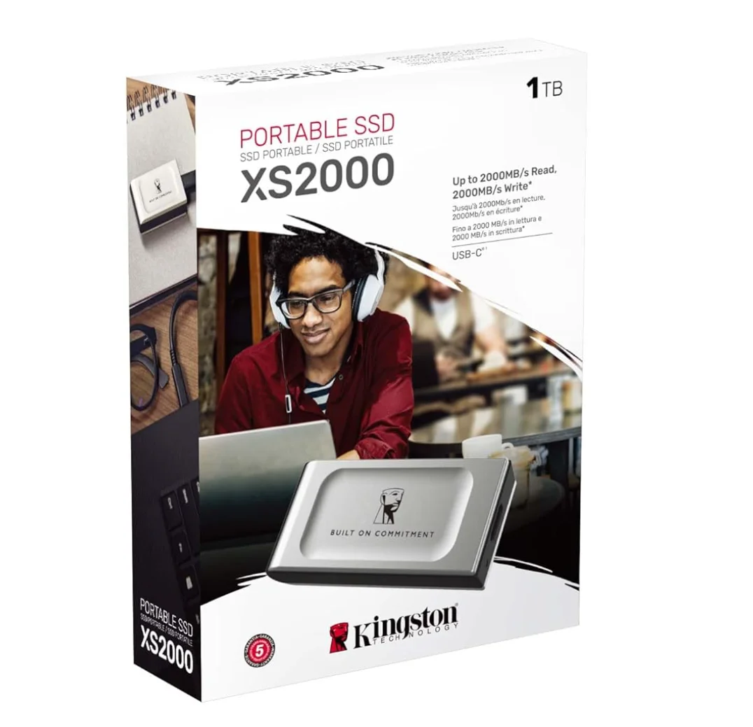 Kingston XS2000 2TB Portable SSD - High-Performance Storage