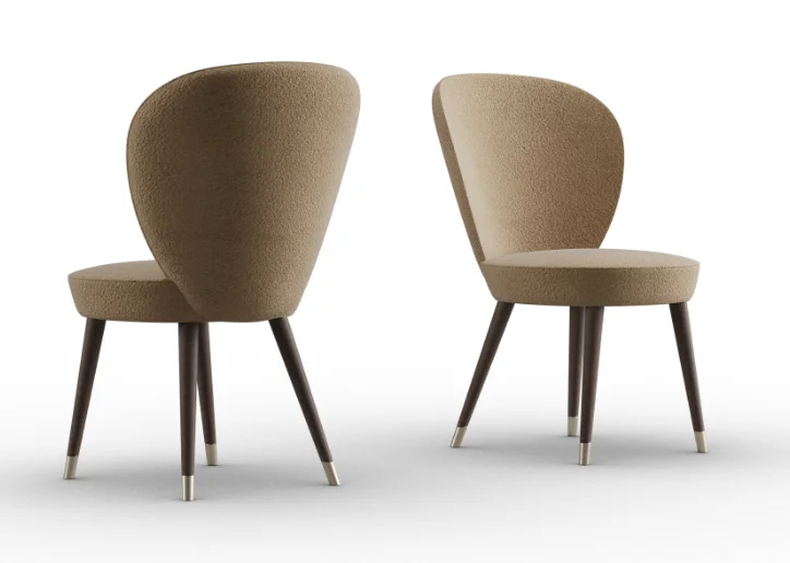 Wooden Armchair Side View