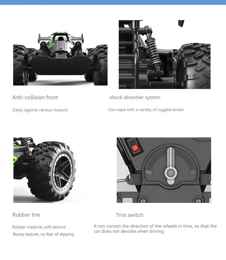 1:18 Mini RC Cars Toys G03063R 2.4ghz Remote Control Racing Off-Road Vehicle 15KM/H Drift Monster Truck Boys Toys RC Toys Gifts