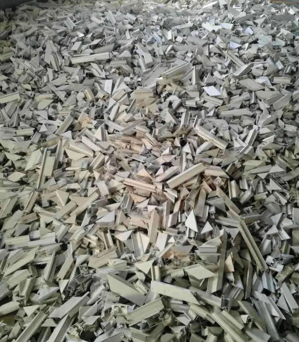 Recycled Upvc Pipe Scrap And Pvc Window Profile Chips White And Grey ...