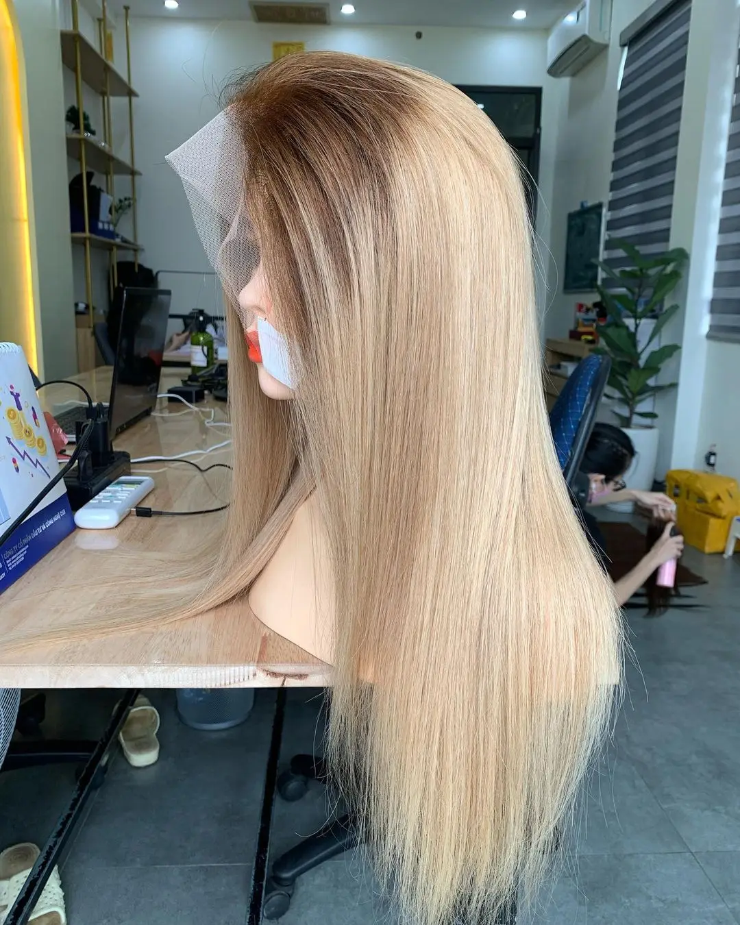 Human Hair Wigs Super Double Drawn Raw Vietnamese Hair Vendor Water