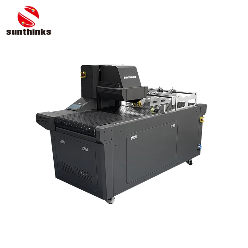 Suntinks 215 мм широкий цифровой гофрированный упаковочный принтер печатная машина SC215 Однопроходный бумажный
