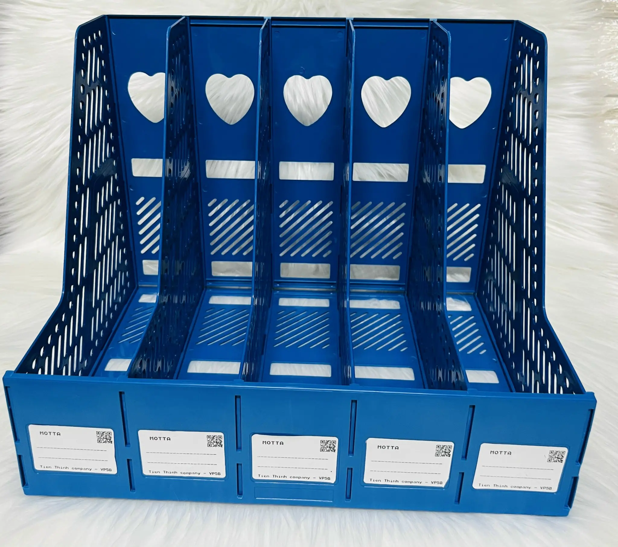 School & Office Stationary Sturdy Durable Grey And Blue Colors L Shape