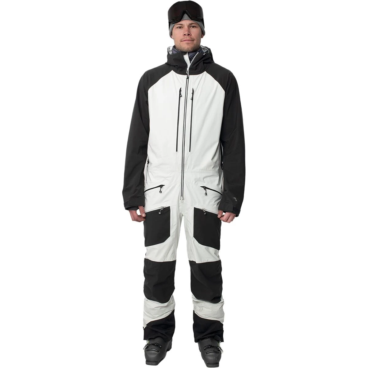 Winter Outdoor Expedition Ski Men Down Suit One Piece Men Ski Down Suit ...