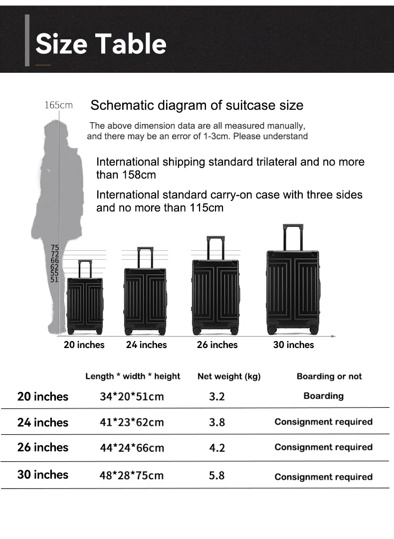 All Aluminum 2023 Hot Selling Magnesium Alloy Luggage Large Capacity ...