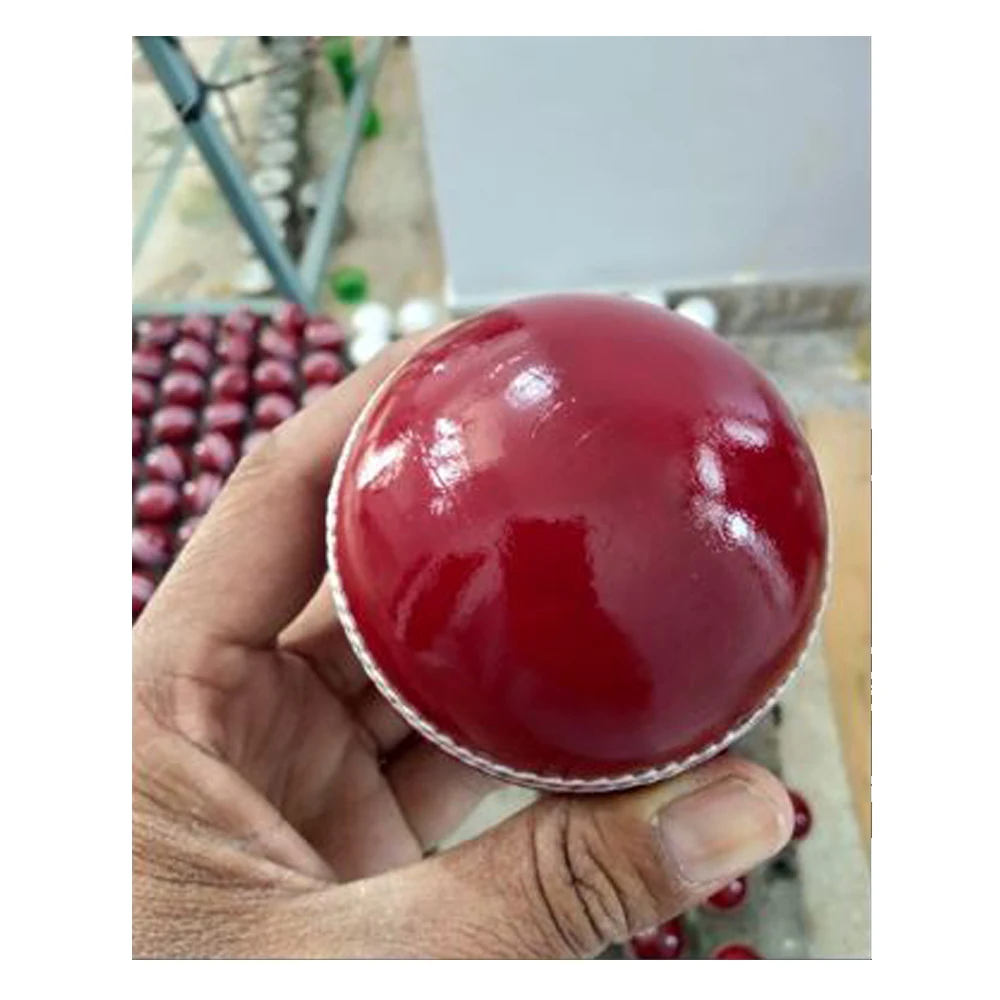 High Quality Yellow Rubber Cricket Ball Agrade Handstitched No Stamp