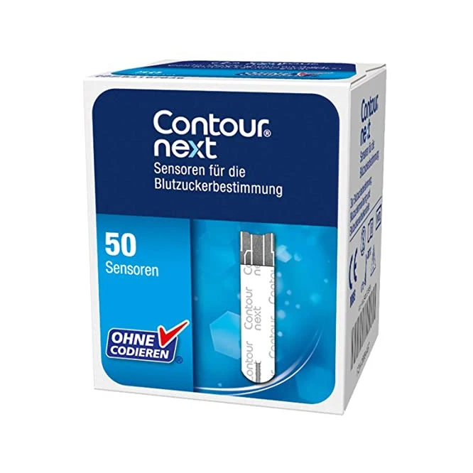 Bayer Contour Next Test Strip Blue Blood Glucose Test Strip (50 Count