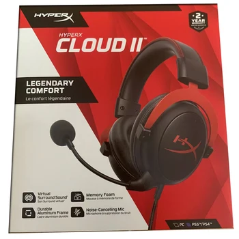 Wholesale Original English Package Hyper X Headphones Gaming Gamer Headset Red Hyper X Cloud 2 ii With Mic Wired