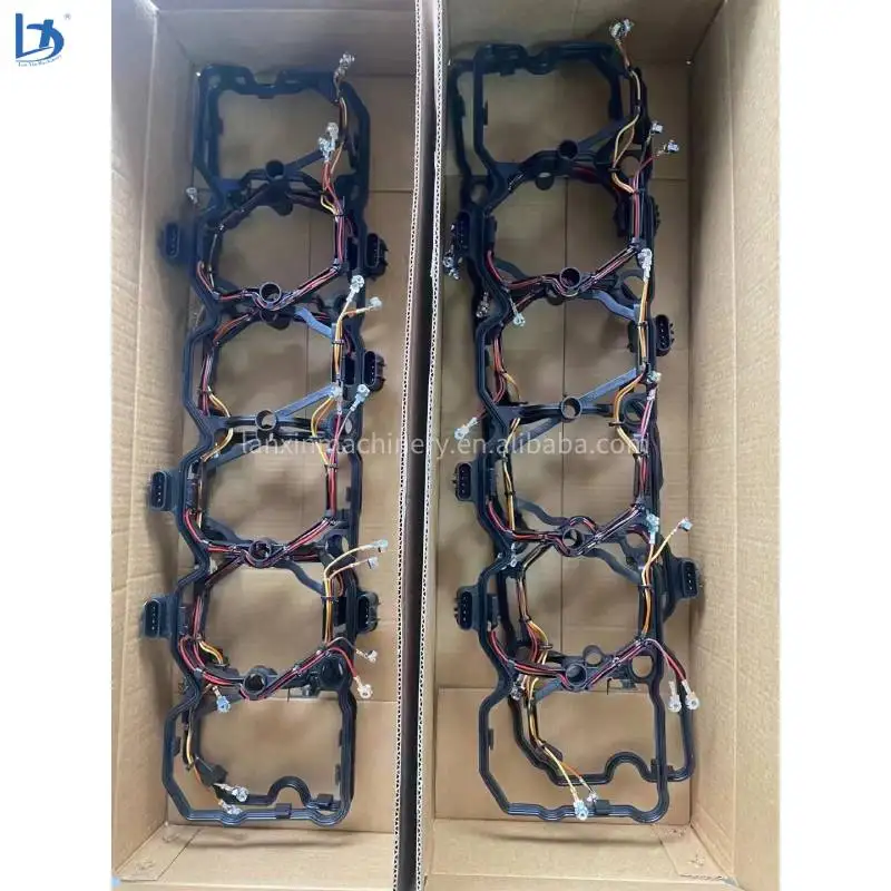 LANXIN Engine Gasket Top Cover Wiring Harness 6754-11-311 Rocker Arm Cover Gasket 6754113011 for Komatsu PC200-8MO PC220-8MO