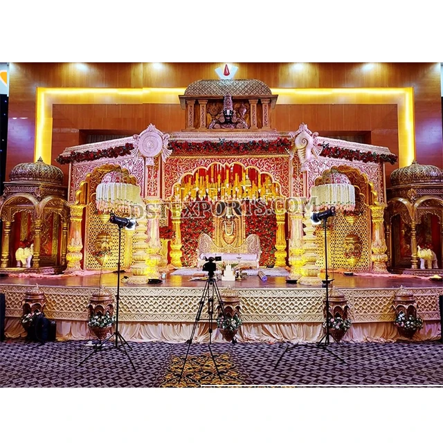 Traditional South Indian Wedding Mandap For Kalyanam Malaysian Theme ...