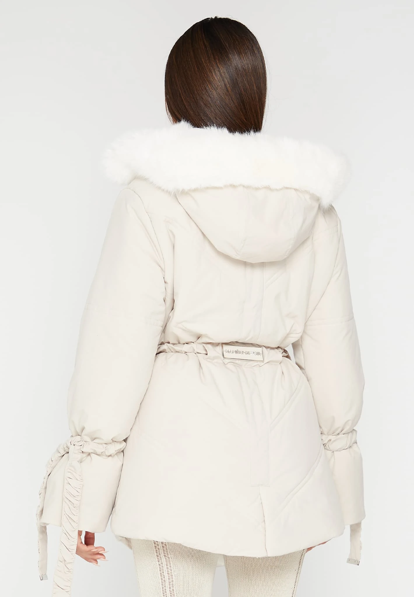High Quality Wholesale New Fashion Ladies Spring Faux Fur Coats Women Faux 100% Polyester Fur Jacket Coats - Image 6