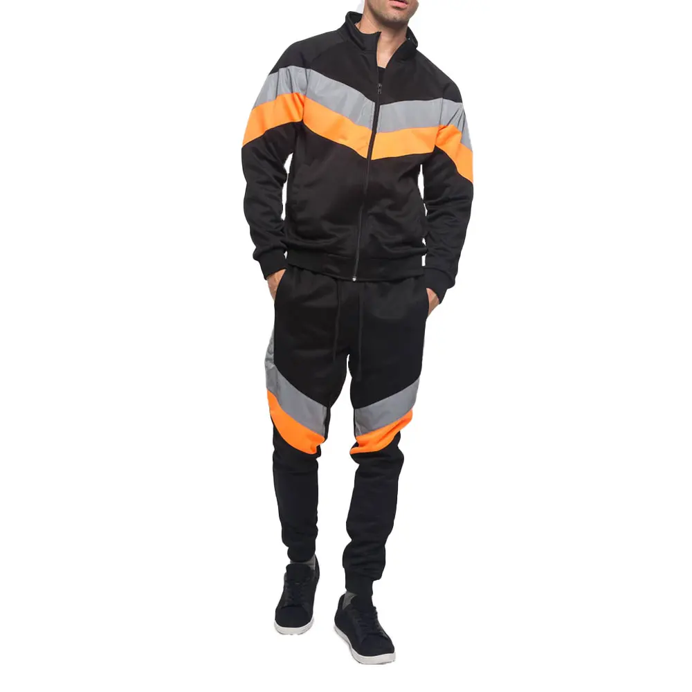 New Arrival Garment Windbreaker Track Fashion Custom Mens Colorblock
