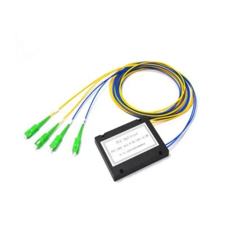 FTTH FTTX Fiber Optic Splitter PLC 1x4 1x8 1x16 SC APC UPC splitter abs ...