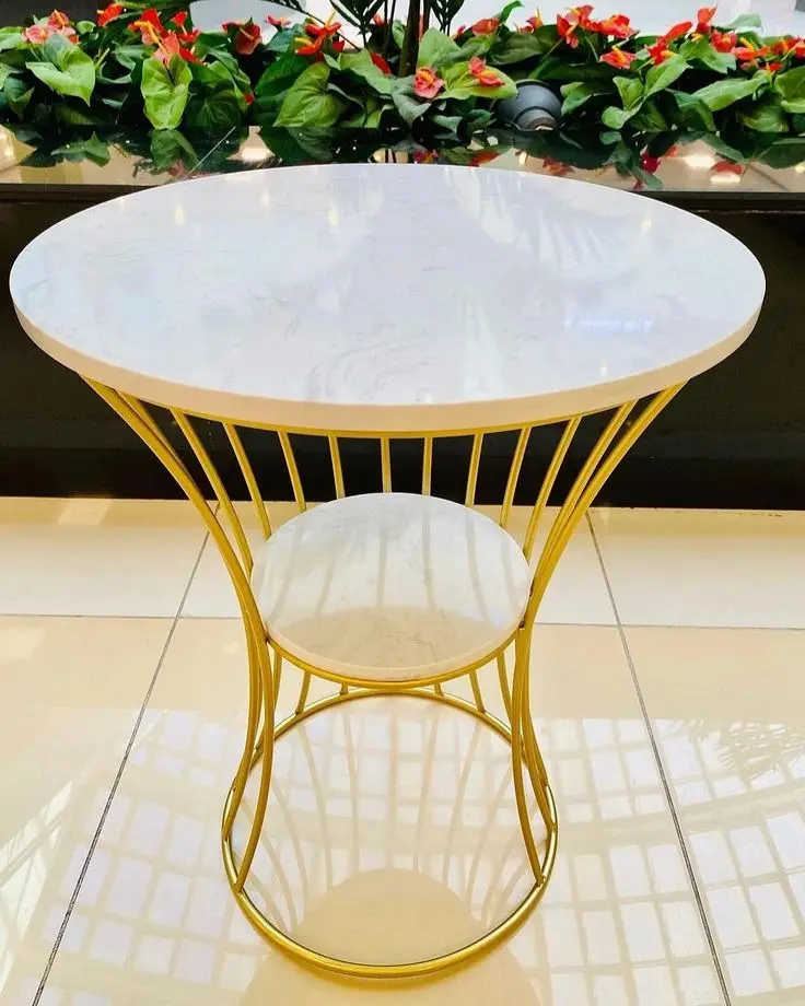 Metal Marble Coffee Table Coffee Table for Home