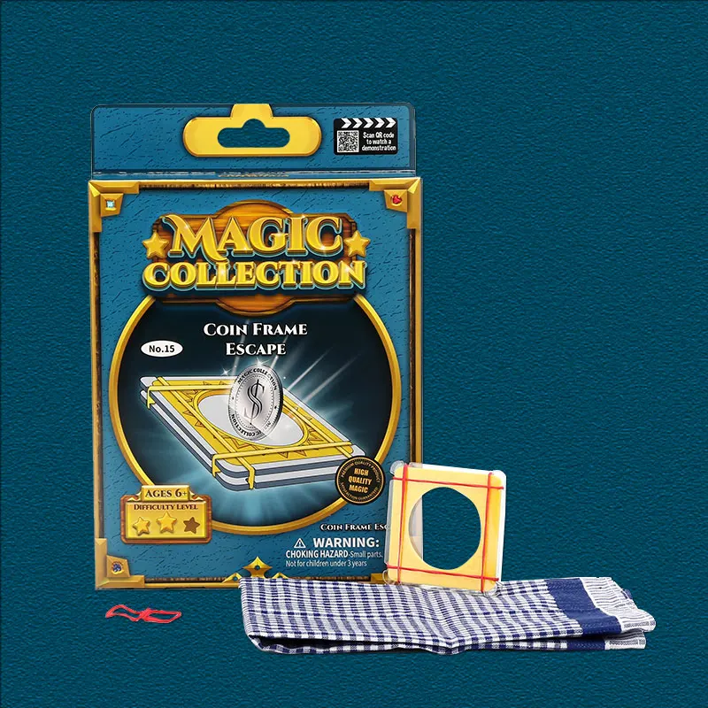 Профессиональная детская Магическая монета сценический реквизит для иллюзий с крупным планом из пластика