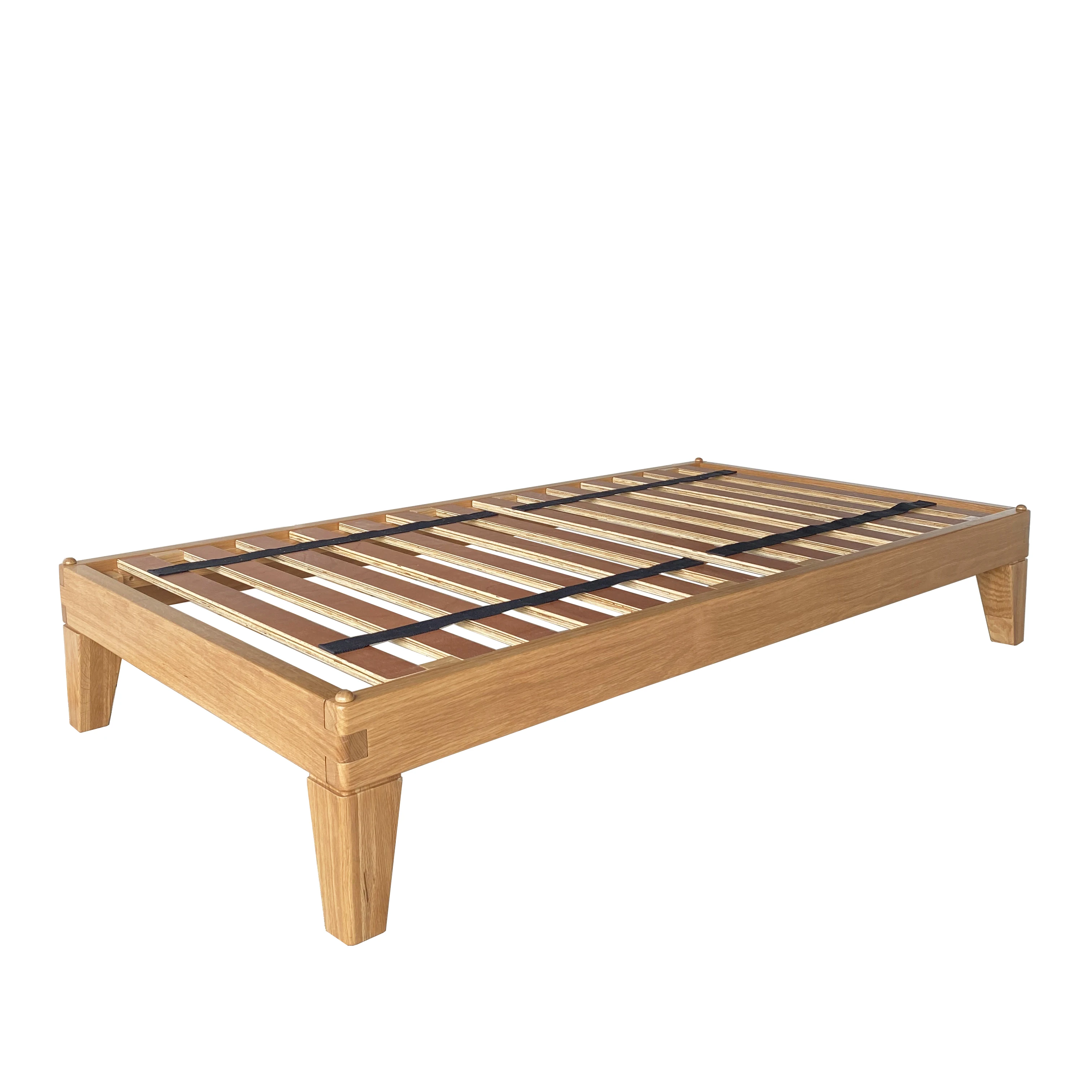 Japandi Wooden Bed Frame From Vietnam Home Furniture Odm Solid Wood