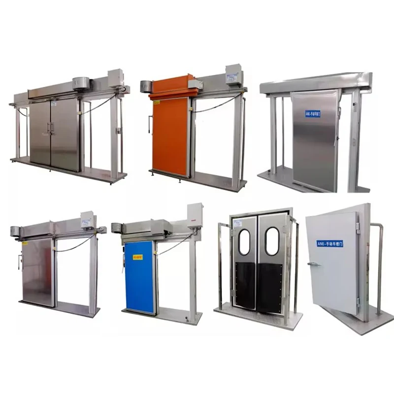 Factory Wholesale Customized Meat Food Freezer PU Insulated Cold Sliding Door