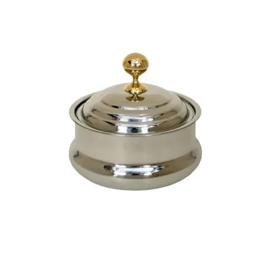 Stainless Steel Casserole Cooking Pot with Steel Lid Kitchen and Restaurants Cocking Use and Royal Wedding Cocking Use