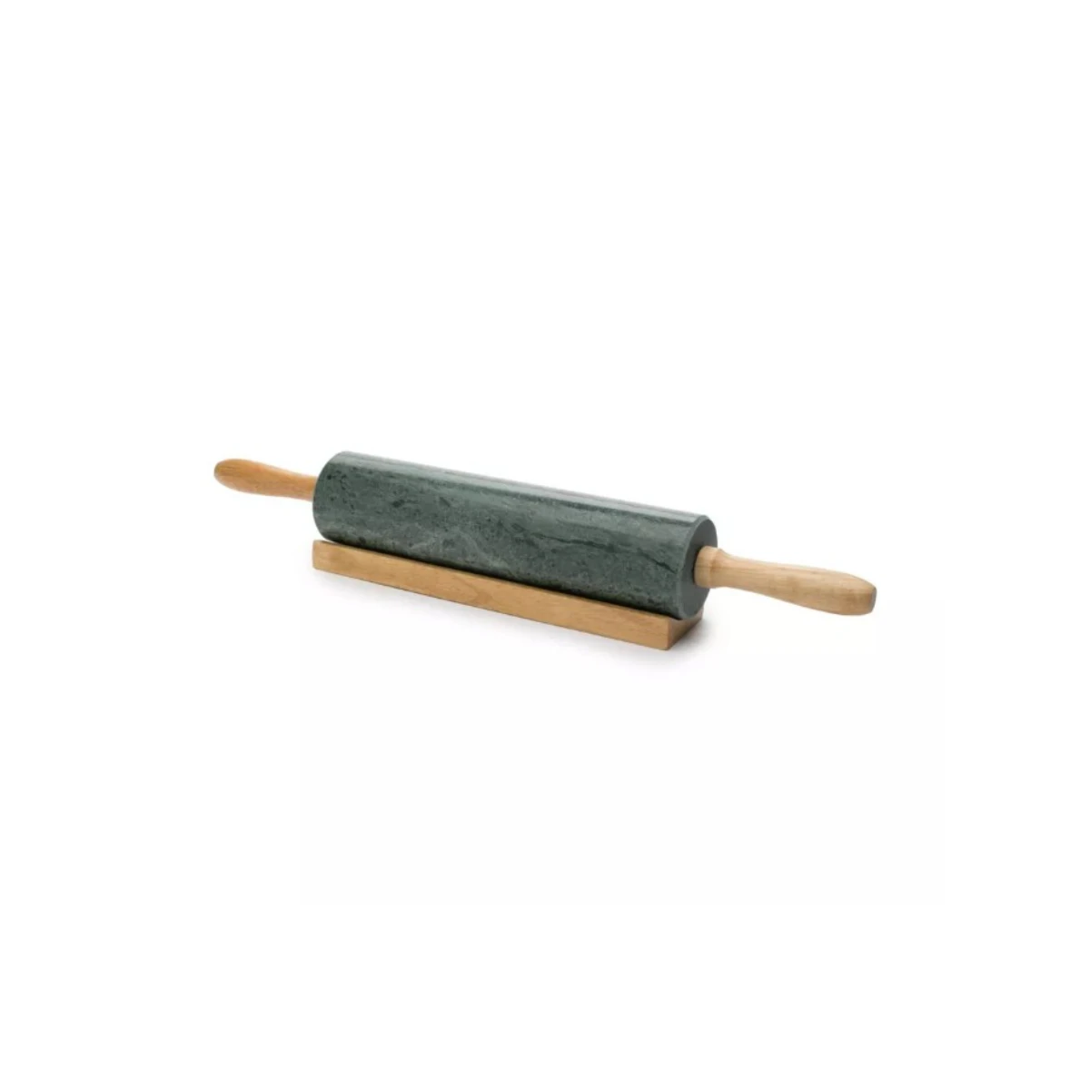 Large Rolling Pin in Marble and Wood with Modern Design Perfect for Baking and Home Kitchenware Accessory