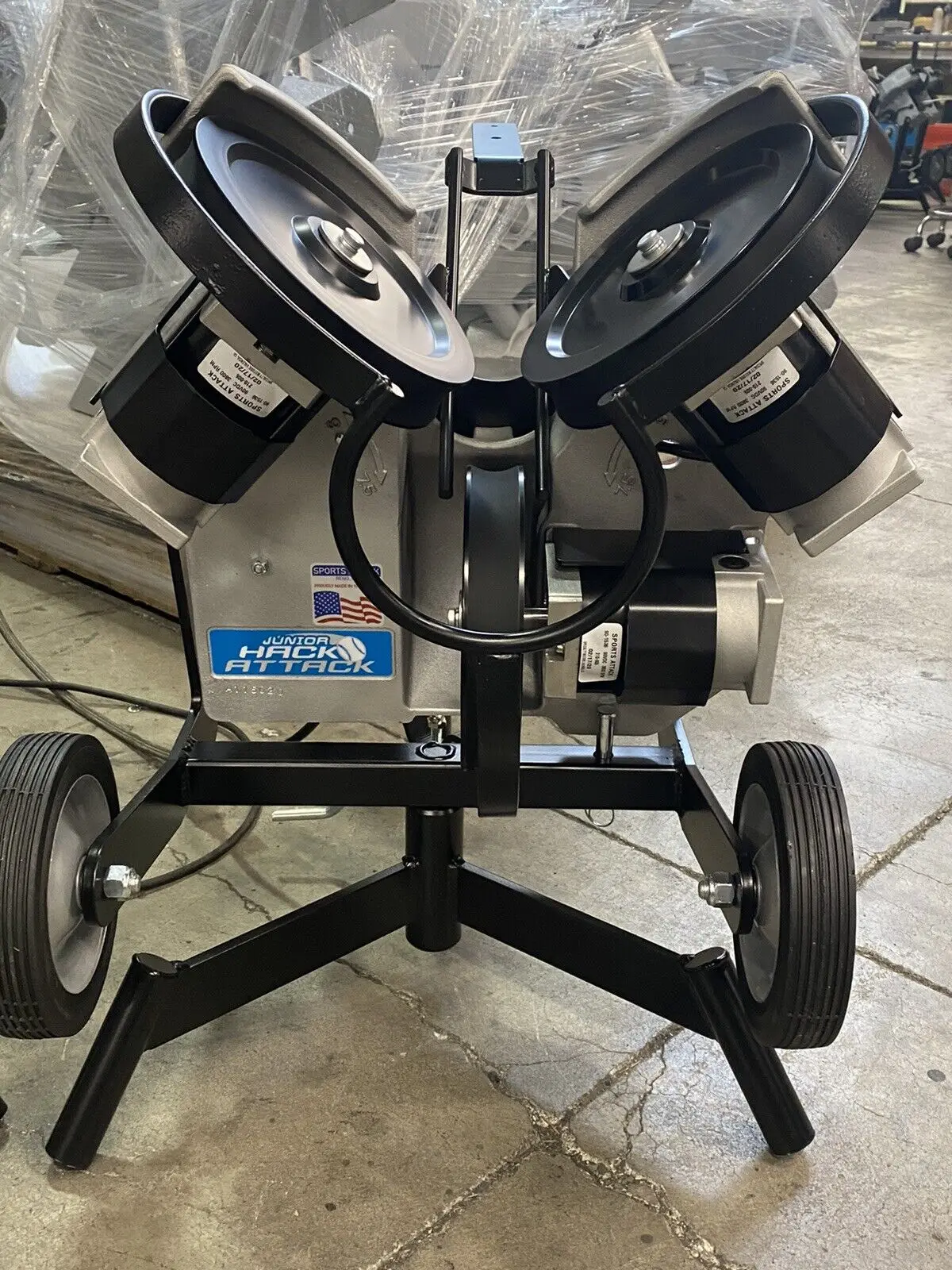 100 Genuine Hack Attack Jr Wheel Pitching Machine Factory Sealed Comes