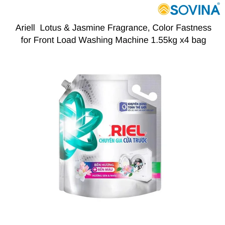 Ariell Lotus & Jasmine Fragrance Liquid Detergent 1.55kg Bag,Color