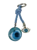 Evil Eye Keychain -  Light Blue