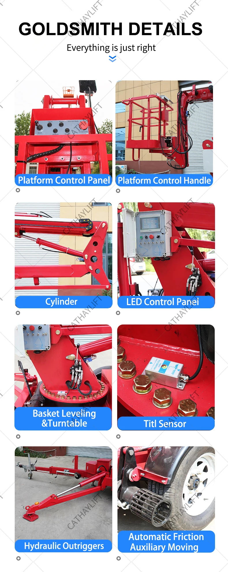 Mobile Manual Small Cherry Hydraulic Picker For Cherry