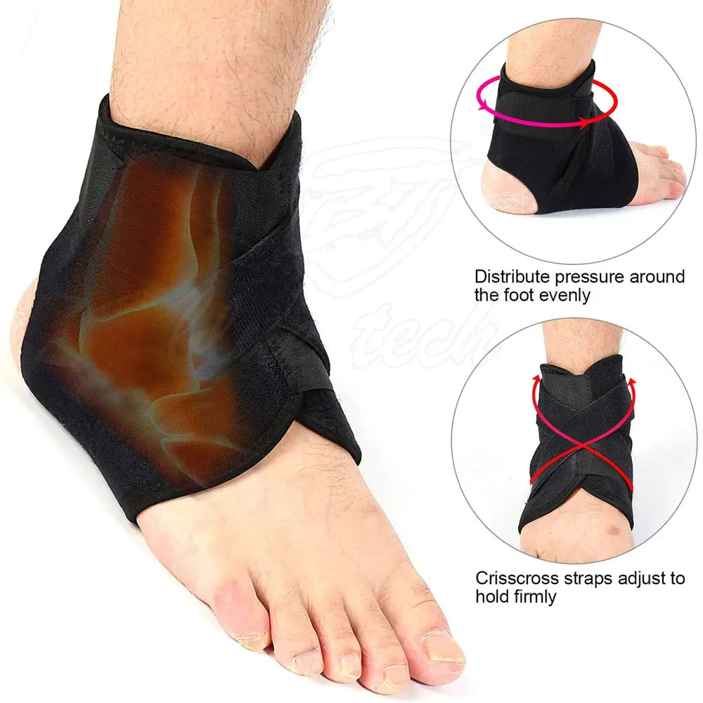 Safety Athletic Detachable Ankle Support Protector Ankle Foot Support