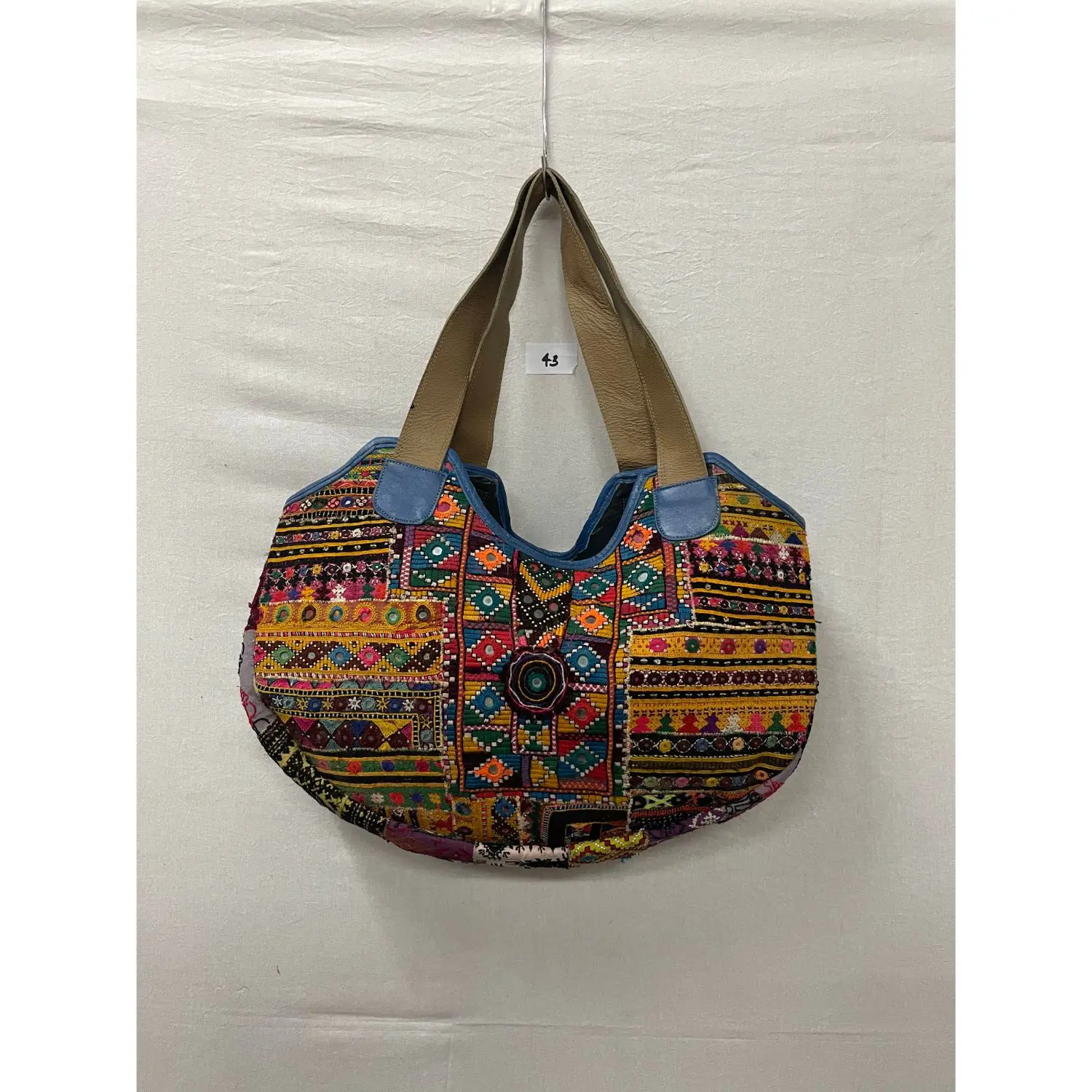 HUGE Ethnic Banjara Bag Old Recycled Traditional Indian Handmade Beaded Work