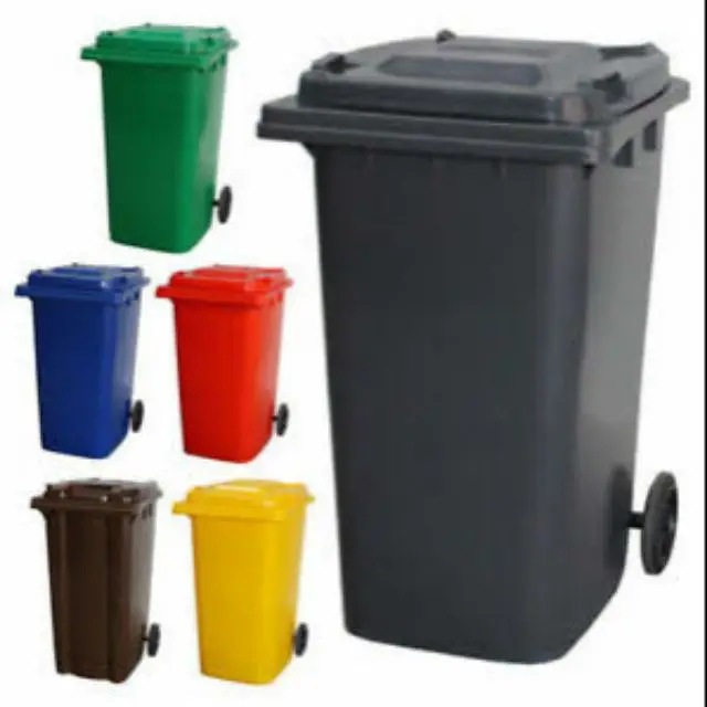 Waste Bin Outdoor Street Furnitures Garbage Bins Plastic 770 Ltr 80l 