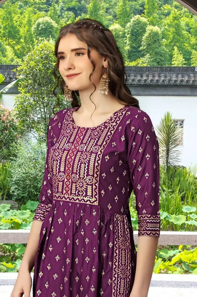 2019 New Design Fancy Girls Muslim Clothing Sari Indian Islamic Front Neck Designs for Kurtis