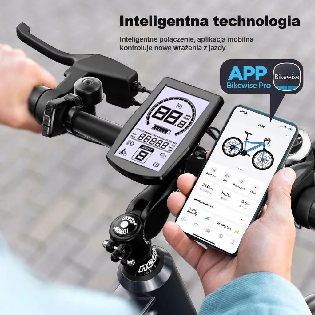 Qekud E-Bike 27.5 zoll E-Cityrad mit 36V 12,5Ah herausnehmbarer Akku 250W Motor