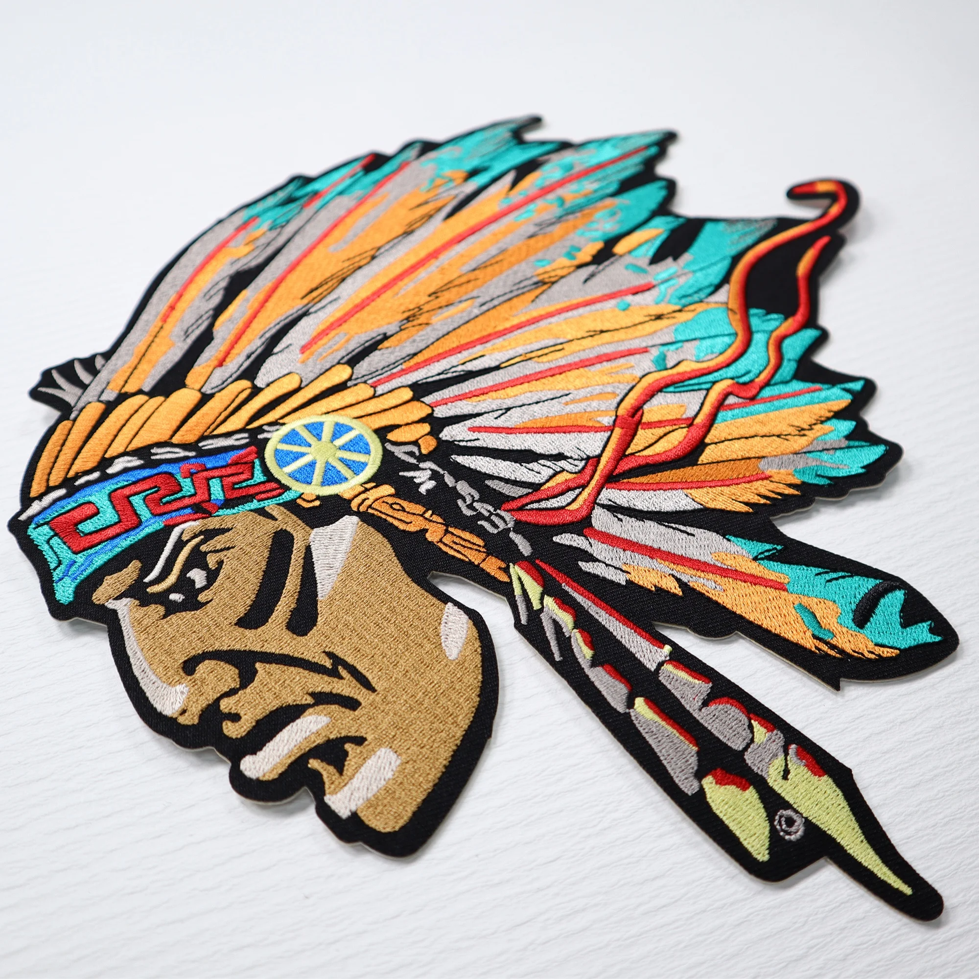 Custom Heat Press Logo Badge Embroidery Patches 3d Heat Transfer