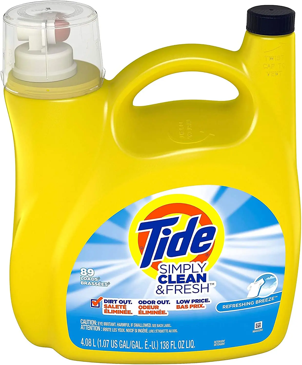 Tide With Downy Laundry Detergent Liquid Soap High Efficiency (he ...