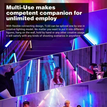 Godox TL60 Pavo Tube Light RGB Color Photography Light Handheld Light Stick with APP Remote Control for Photos Video Movie Vlog detail image