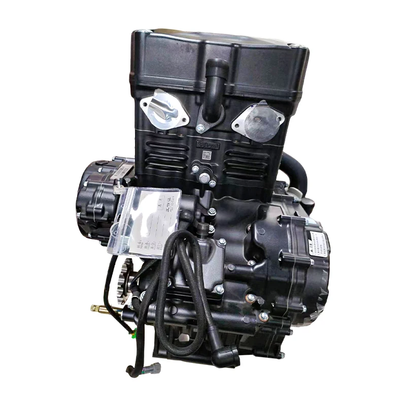 Gasoline 4-Stroke Double Twin 2 Cylinder Water-cooled TC400R 400cc Motorcycle Complete Engine Dirt Pit Bike Racing Motor