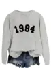 Gray sweatshirt (black font)