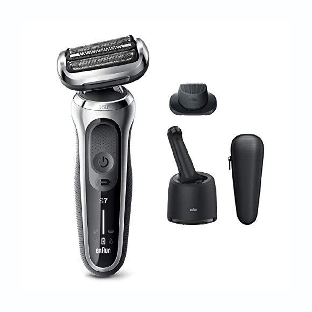 Braun Series 7 Electric Shaver For Men With Beard Trimmer & Stubble