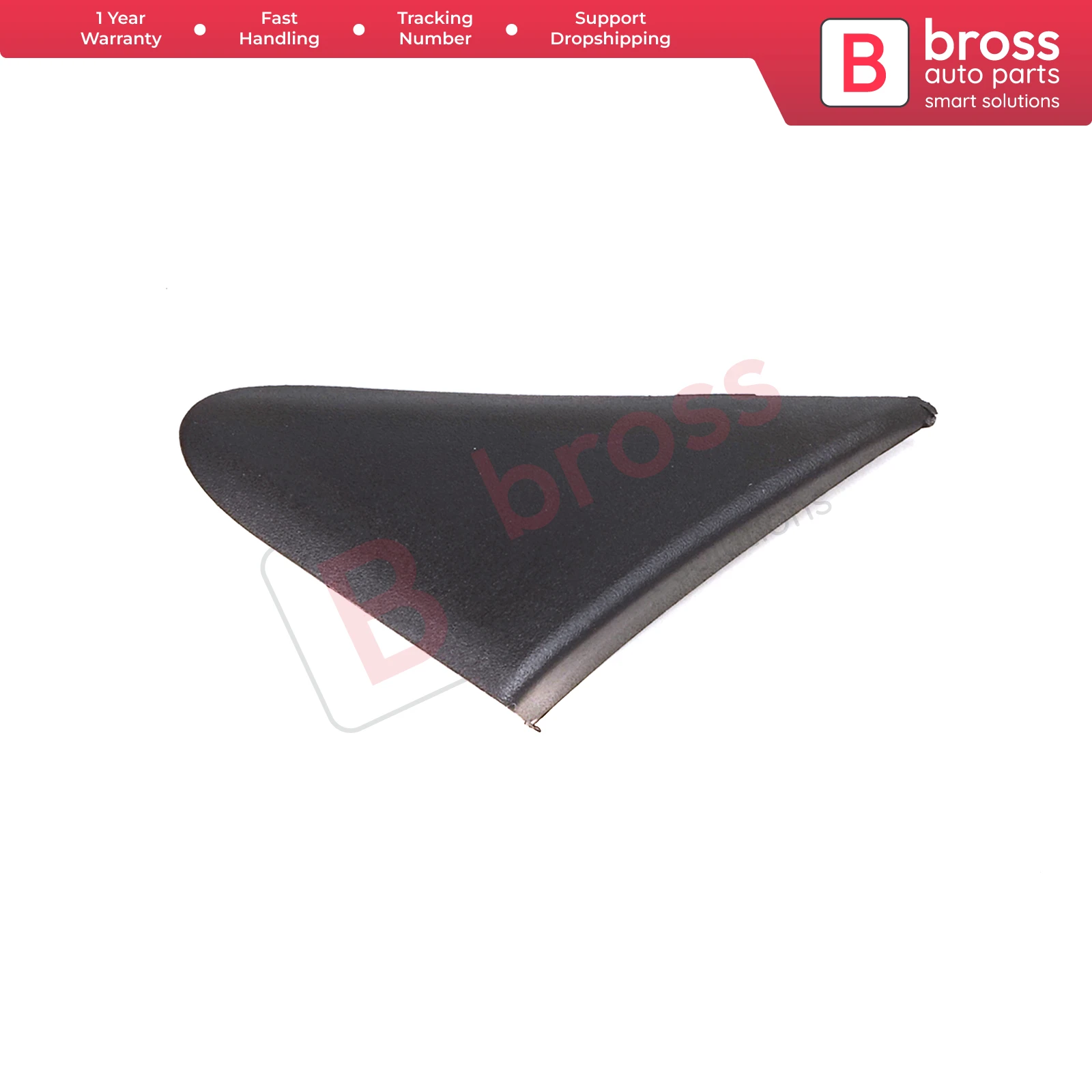 Bsp11341 Left Side View Mirror Triangle Fender Corner Trim Cover For