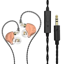 QKZ ZAX2 in Ear Dynamic Technology 1DD HIFI Bass Sport Noise Cancelling Metal Earbuds