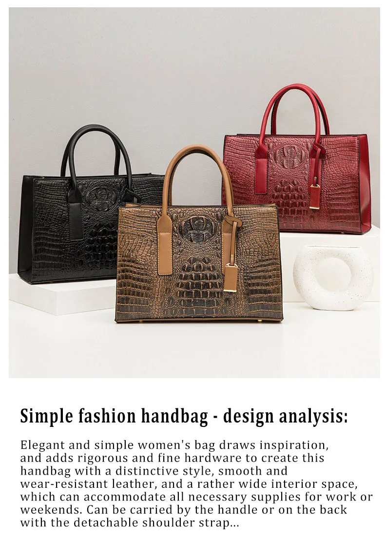 Wholesale Vendors Custom Logo 2023 New Fashion Soft Handbags Set Female Lady Classy Handbags For