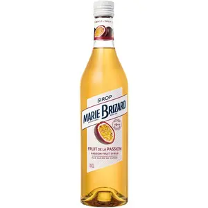 Marie Brizard 70cl Passion Fruit Syrup Exotic French Dessert Mixer & Beverage Other Beverages Category