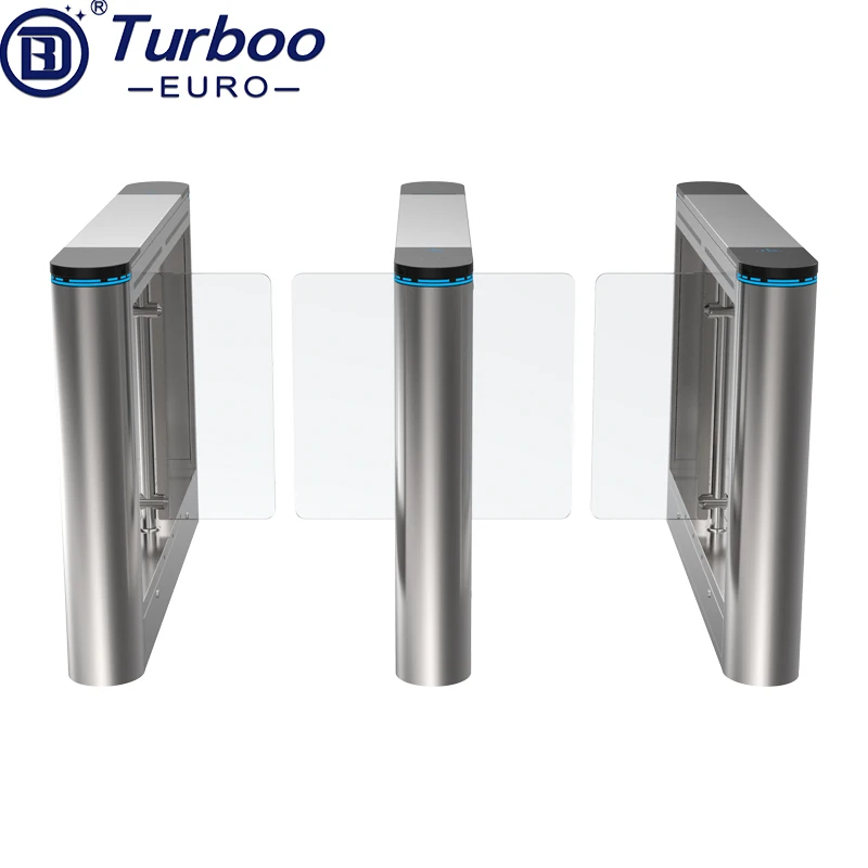 Access Control Fast Security Swing Barrier Gate Qr Code Swing Turnstile for Office Building