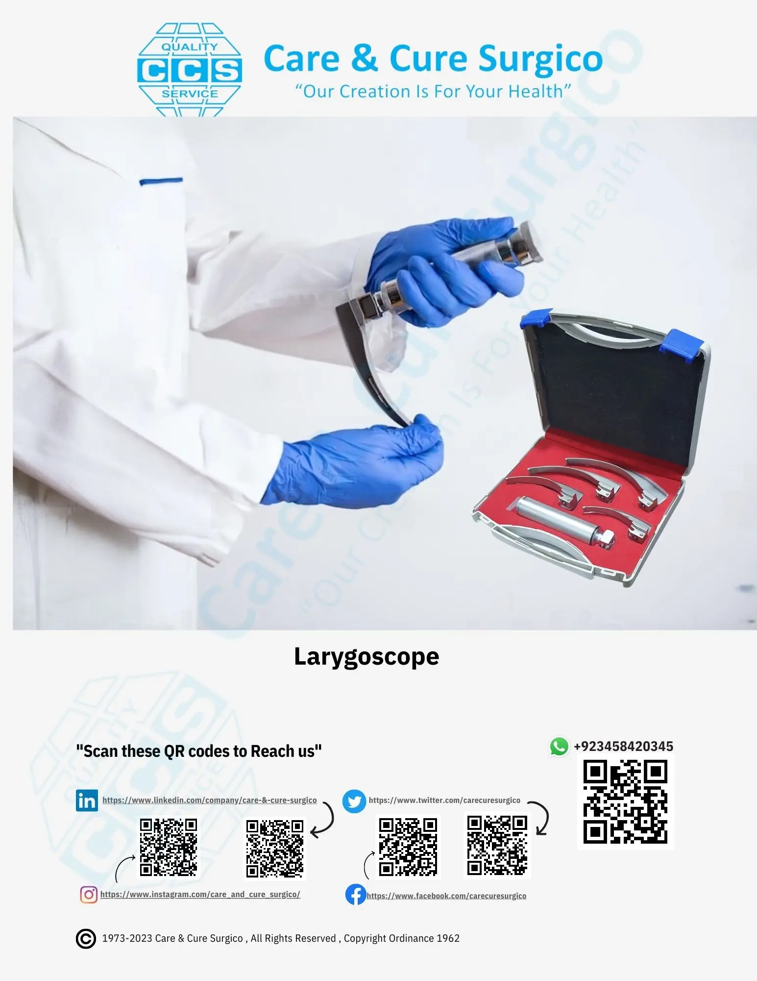 Cheap Wholesale Laryngoscope Set Hospital Medical Video Laryngoscope