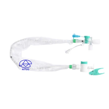 2024 hot selling sterilization reusable medical closed suction catheters