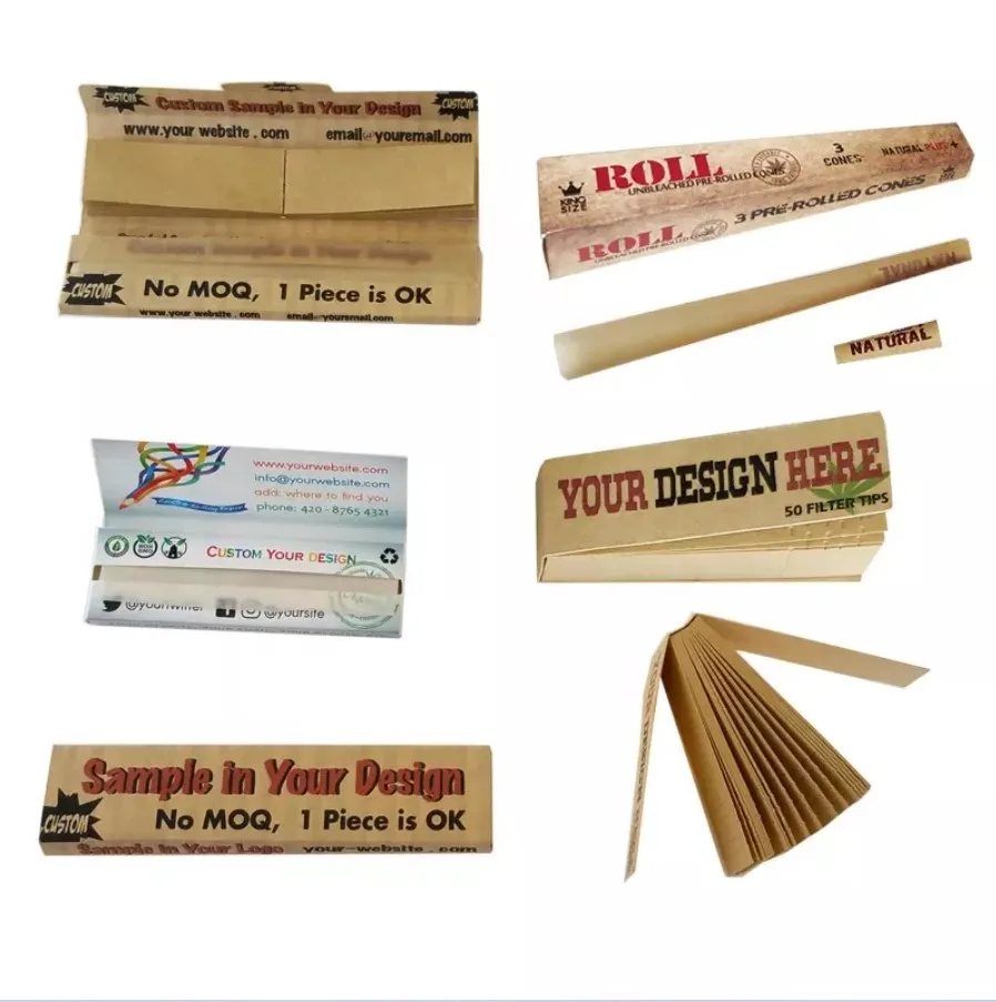 Top Quality Unbleached Bambu Rolling Papers For Smoking With Good