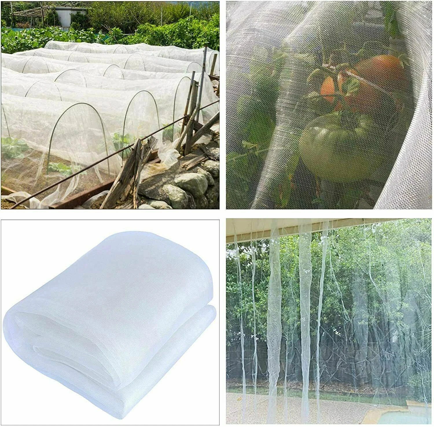 30 Mesh Anti-Insect Net for Greenhouse Heavy Duty Insect Control Net ...