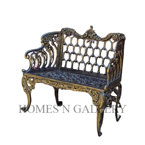 Factory Wholesale Price Cast Aluminium Patio Outdoor Garden Furniture Bench at Wholesale Price From Indian Manufacturers